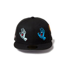 59FIFTY SANTA CRUZ オールオーバー スクリーミングハンド ブラック - 14384270 - 700 | NEW ERA ニューエラ公式オンラインストア