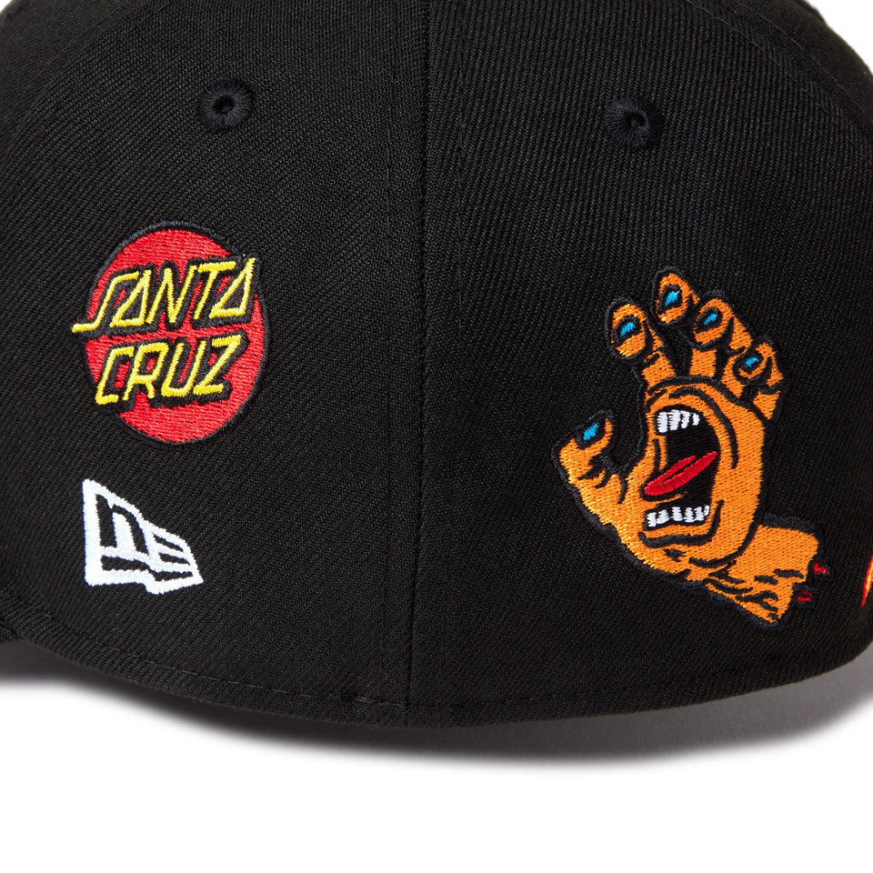 59FIFTY SANTA CRUZ オールオーバー スクリーミングハンド ブラック - 14384270 - 700 | NEW ERA ニューエラ公式オンラインストア