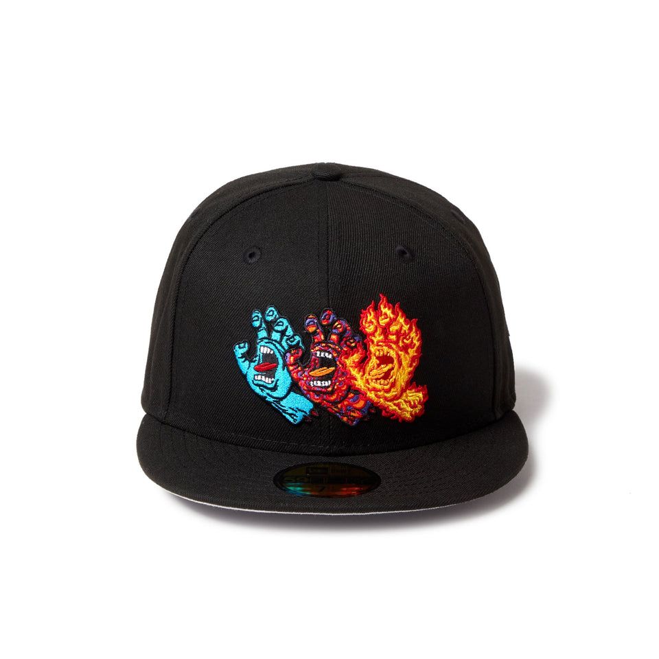59FIFTY SANTA CRUZ 3スクリーミングハンド ブラック - 14384271 - 700 | NEW ERA ニューエラ公式オンラインストア