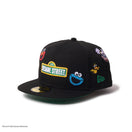 59FIFTY SESAME STREET セサミストリート オールオーバー ブラック - 14682620 - 700 | NEW ERA ニューエラ公式オンラインストア