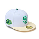 59FIFTY Shaved Ice サンディエゴ・パドレス ホワイト/クロームホワイト - 14388824 - 700 | NEW ERA ニューエラ公式オンラインストア