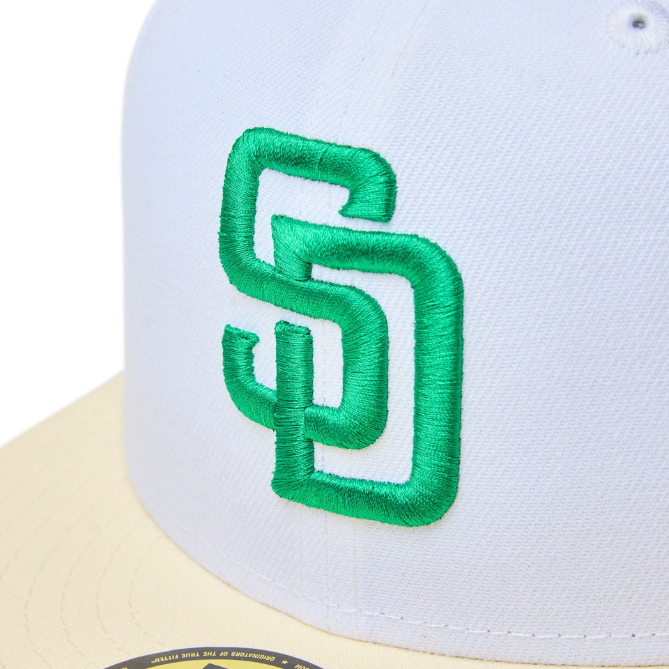 59FIFTY Shaved Ice サンディエゴ・パドレス ホワイト/クロームホワイト - 14388824 - 700 | NEW ERA ニューエラ公式オンラインストア