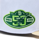59FIFTY Shaved Ice サンディエゴ・パドレス ホワイト/クロームホワイト - 14388824 - 700 | NEW ERA ニューエラ公式オンラインストア