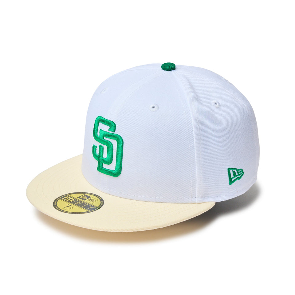 59FIFTY Shaved Ice サンディエゴ・パドレス ホワイト/クロームホワイト - 14388824 - 700 | NEW ERA ニューエラ公式オンラインストア