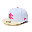 59FIFTY Shaved Ice ニューヨーク・ヤンキース ホワイト/クロームホワイト - 14388825 - 700 | NEW ERA ニューエラ公式オンラインストア