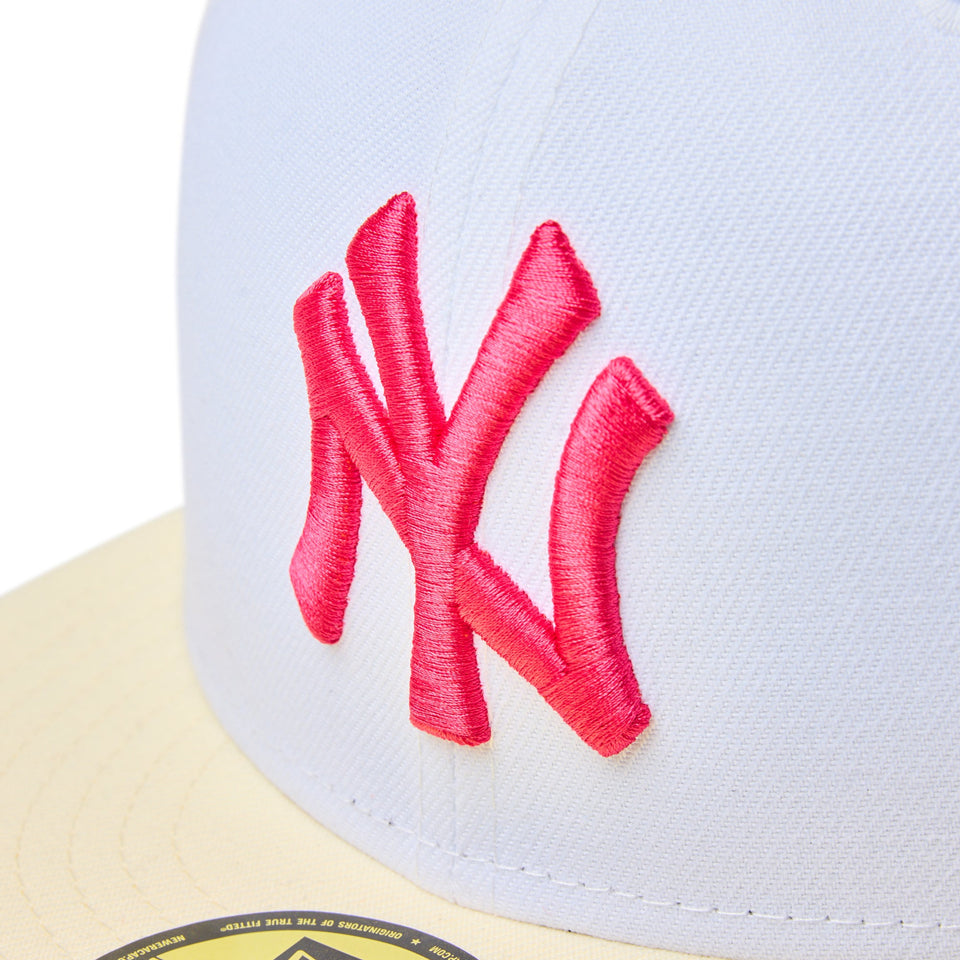59FIFTY Shaved Ice ニューヨーク・ヤンキース ホワイト/クロームホワイト - 14388825 - 700 | NEW ERA ニューエラ公式オンラインストア