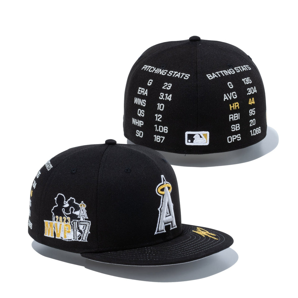 59FIFTY Shohei Ohtani American League MVP & Home Runs Leaders ロサンゼルス・エンゼルス ブラック × ゴールド - 14339796-700 | NEW ERA ニューエラ公式オンラインストア