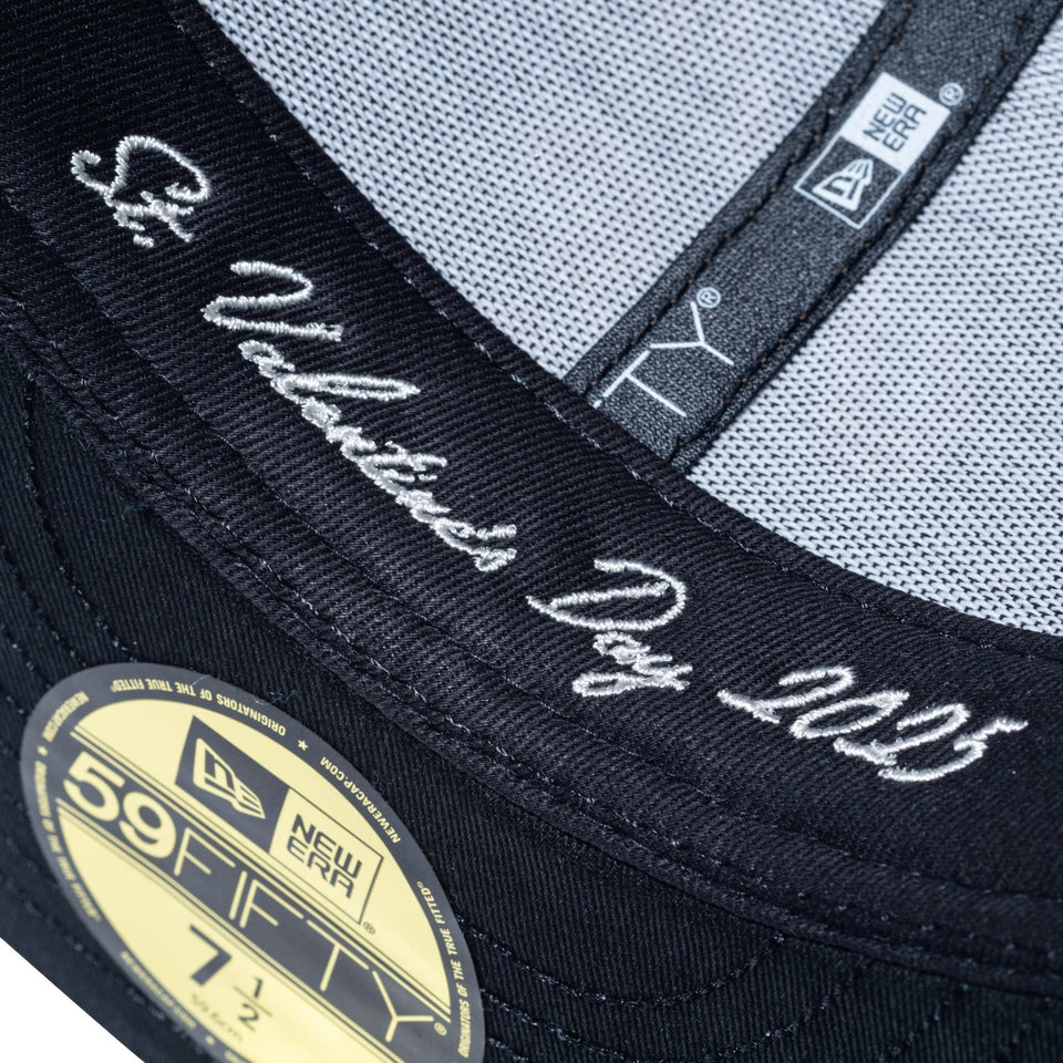 59FIFTY St. Valentine's Day クラシックロゴ ティラミス/ブラック レイヤードバイザー - 14490414 - 700 | NEW ERA ニューエラ公式オンラインストア