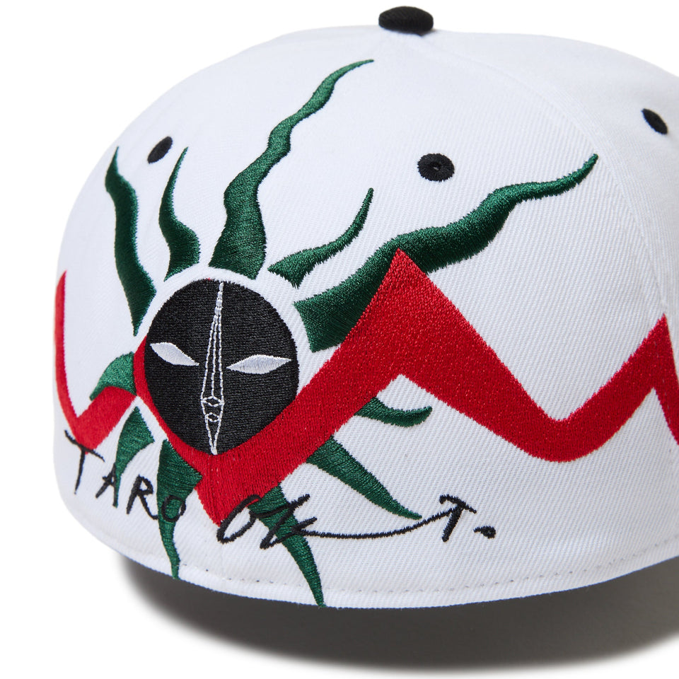岡本たろう 59FIFTY TARO OKAMOTO 岡本太郎 太陽 ホワイト | ニューエラ