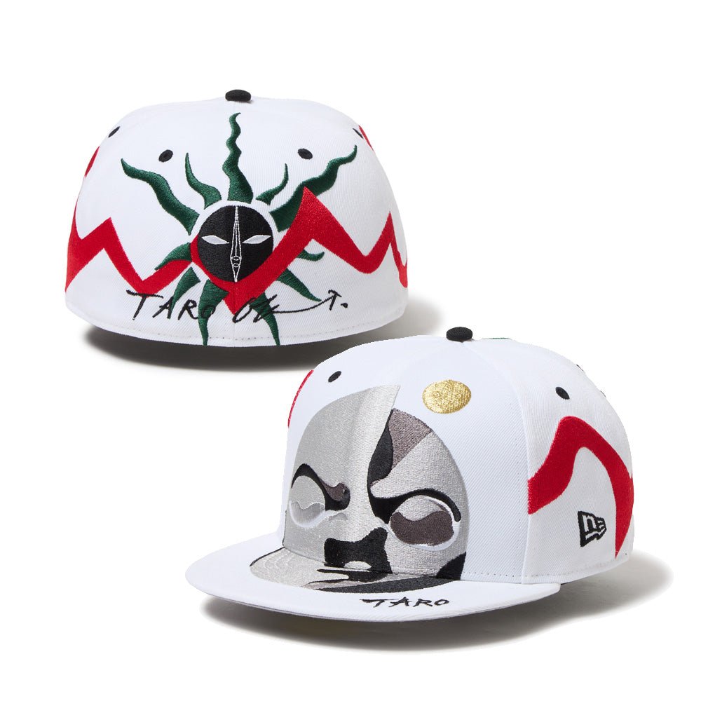 岡本たろう 59FIFTY TARO OKAMOTO 岡本太郎 太陽 ホワイト | ニューエラ
