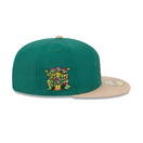 59FIFTY Teenage Mutant Ninja Turtles ティーンエイジ・ミュータント・ニンジャ・タートルズ Pizza Tree グリーン ベージュバイザー - 14875624-700 | NEW ERA ニューエラ公式オンラインストア
