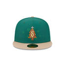 59FIFTY Teenage Mutant Ninja Turtles ティーンエイジ・ミュータント・ニンジャ・タートルズ Pizza Tree グリーン ベージュバイザー - 14875624-700 | NEW ERA ニューエラ公式オンラインストア