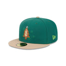 59FIFTY Teenage Mutant Ninja Turtles ティーンエイジ・ミュータント・ニンジャ・タートルズ Pizza Tree グリーン ベージュバイザー - 14875624-700 | NEW ERA ニューエラ公式オンラインストア