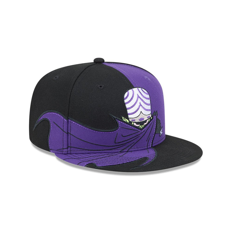 59FIFTY The Powerpuff Girls パワーパフ ガールズ Mojo Jojo パープル ブラック - 14866536-700 | NEW ERA ニューエラ公式オンラインストア