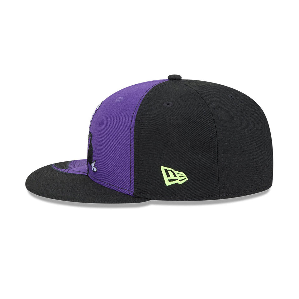 59FIFTY The Powerpuff Girls パワーパフ ガールズ Mojo Jojo パープル ブラック - 14866536-700 | NEW ERA ニューエラ公式オンラインストア