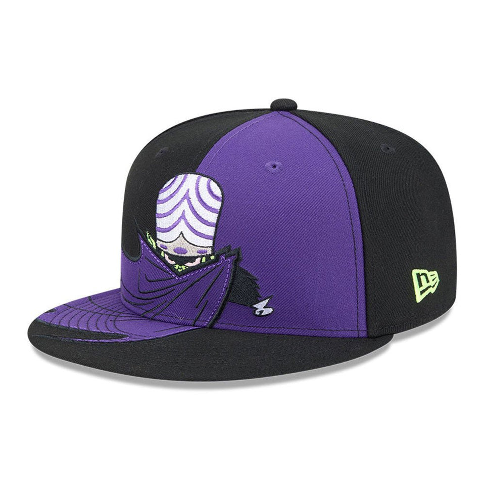 59FIFTY The Powerpuff Girls パワーパフ ガールズ Mojo Jojo パープル ブラック - 14866536-700 | NEW ERA ニューエラ公式オンラインストア