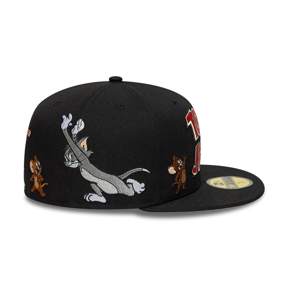 59FIFTY TOM and JERRY トムとジェリー 85TH オールオーバー ブラック - 14880348 - 700 | NEW ERA ニューエラ公式オンラインストア