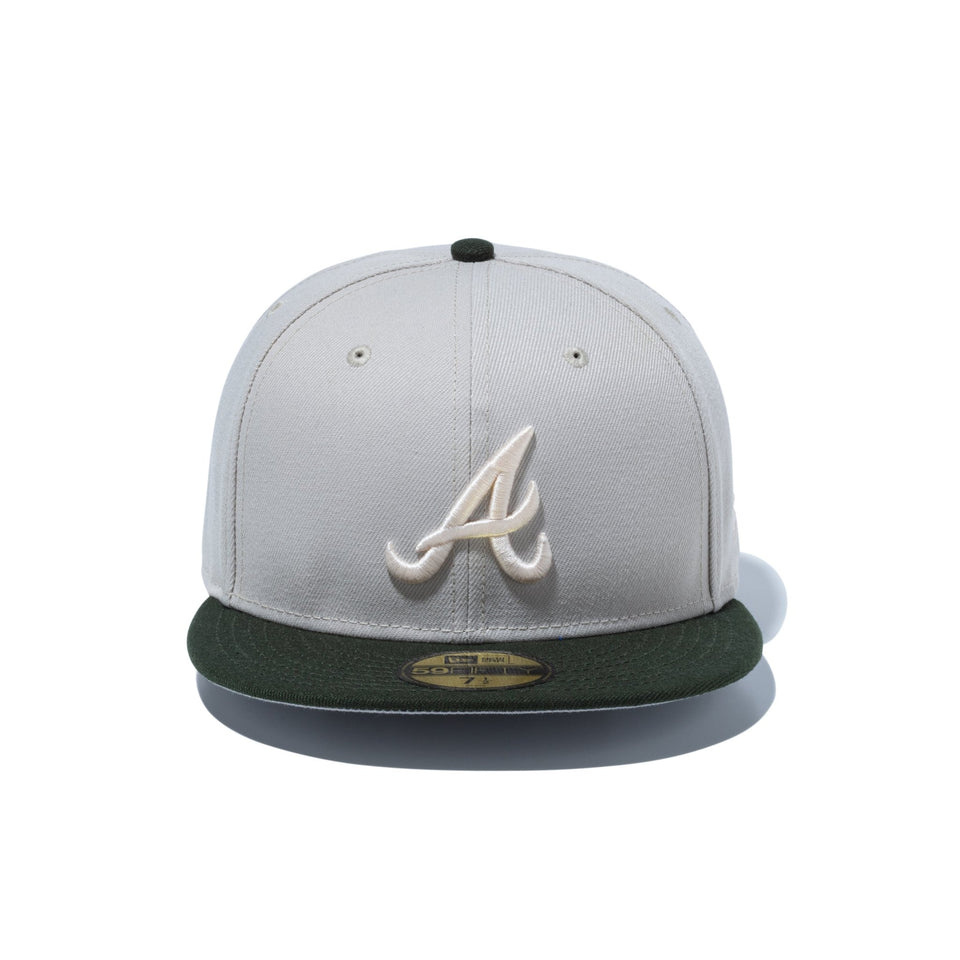 59FIFTY Tonal 2 - Tone アトランタ・ブレーブス ストーン ダークシーウィード - 14460937 - 700 | NEW ERA ニューエラ公式オンラインストア