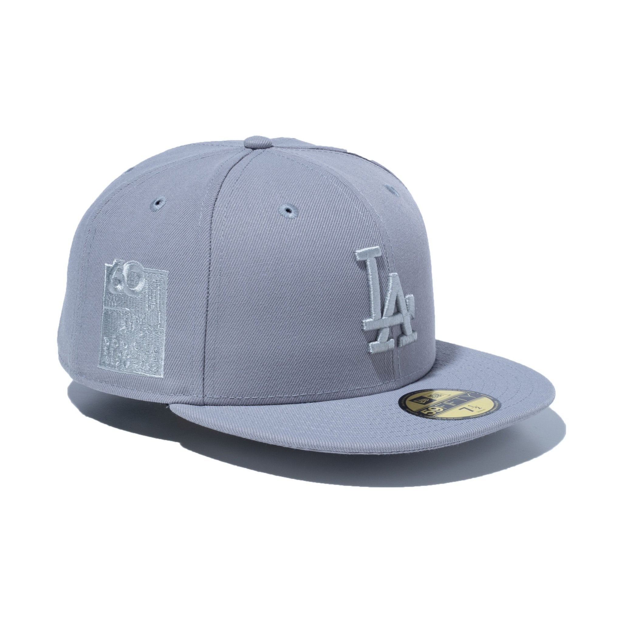 59FIFTY Tonal Logo ロサンゼルス・ドジャース グレー