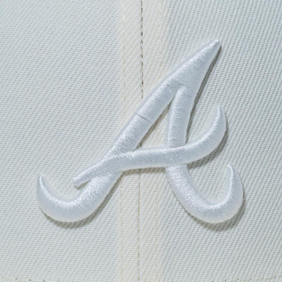 59FIFTY Tonal Logo アトランタ・ブレーブス クーパーズタウン クロームホワイト - 14334352-700 | NEW ERA ニューエラ公式オンラインストア