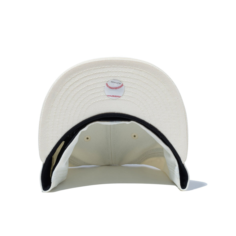 59FIFTY Tonal Logo アトランタ・ブレーブス クーパーズタウン クロームホワイト - 14334352-700 | NEW ERA ニューエラ公式オンラインストア