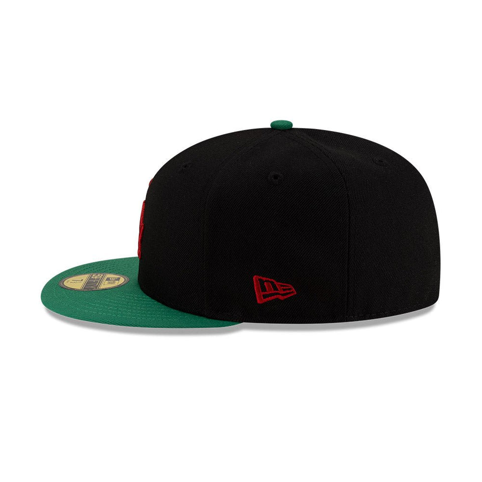 59FIFTY UNION × Los Angeles Dodgers ロサンゼルス・ドジャース ブラック グリーンバイザー - 14697035 - 700 | NEW ERA ニューエラ公式オンラインストア