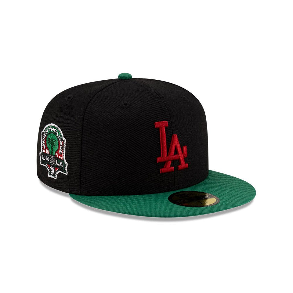 59FIFTY UNION × Los Angeles Dodgers ロサンゼルス・ドジャース ブラック グリーンバイザー - 14697035 - 700 | NEW ERA ニューエラ公式オンラインストア