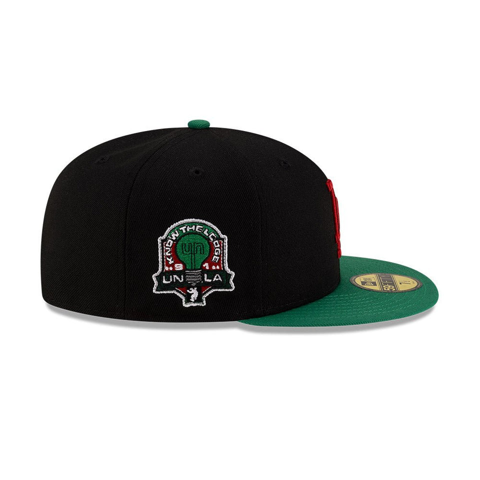 59FIFTY UNION × Los Angeles Dodgers ロサンゼルス・ドジャース ブラック グリーンバイザー - 14697035 - 700 | NEW ERA ニューエラ公式オンラインストア