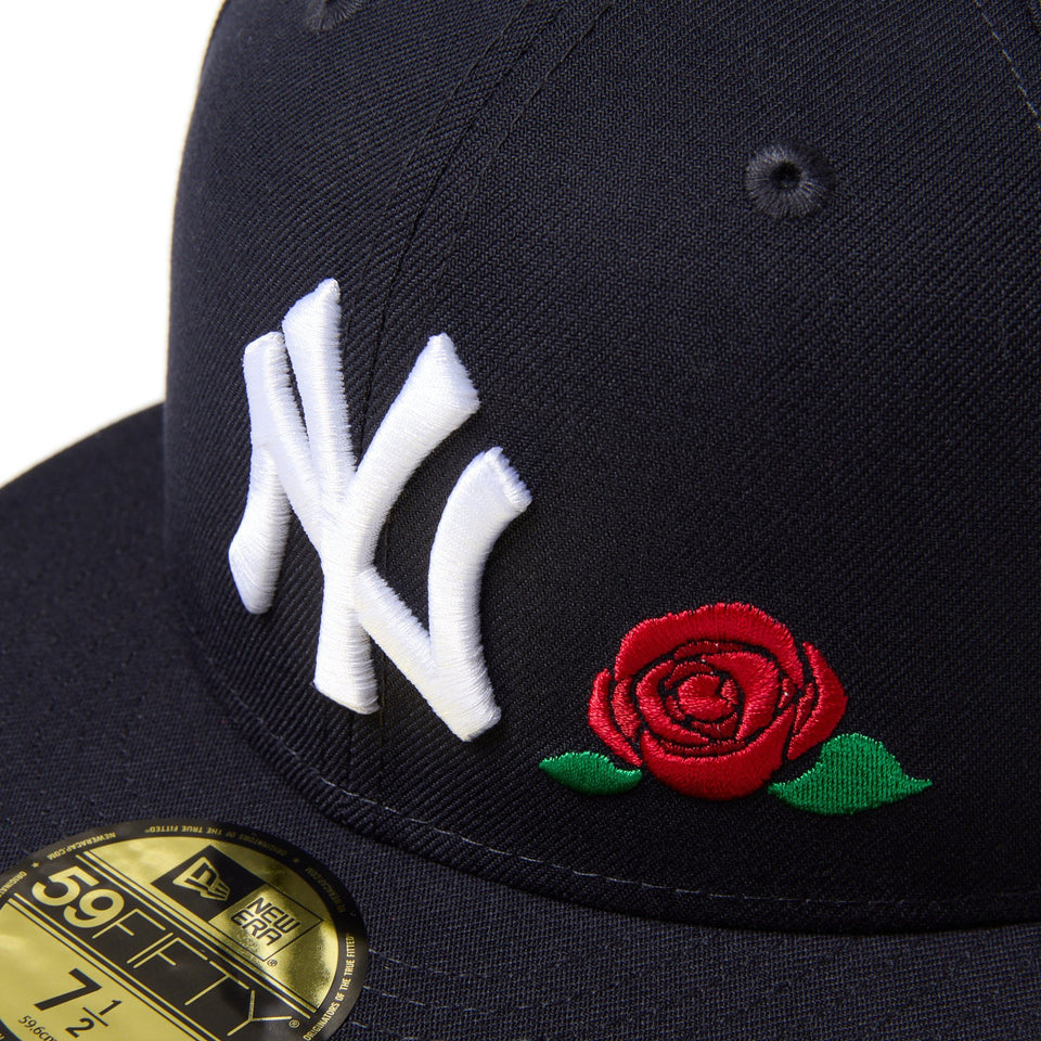 59FIFTY With Rose ニューヨーク・ヤンキース ネイビー - 14668144-700 | NEW ERA ニューエラ公式オンラインストア