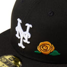59FIFTY With Rose ニューヨーク・メッツ ブラック - 14668145-700 | NEW ERA ニューエラ公式オンラインストア