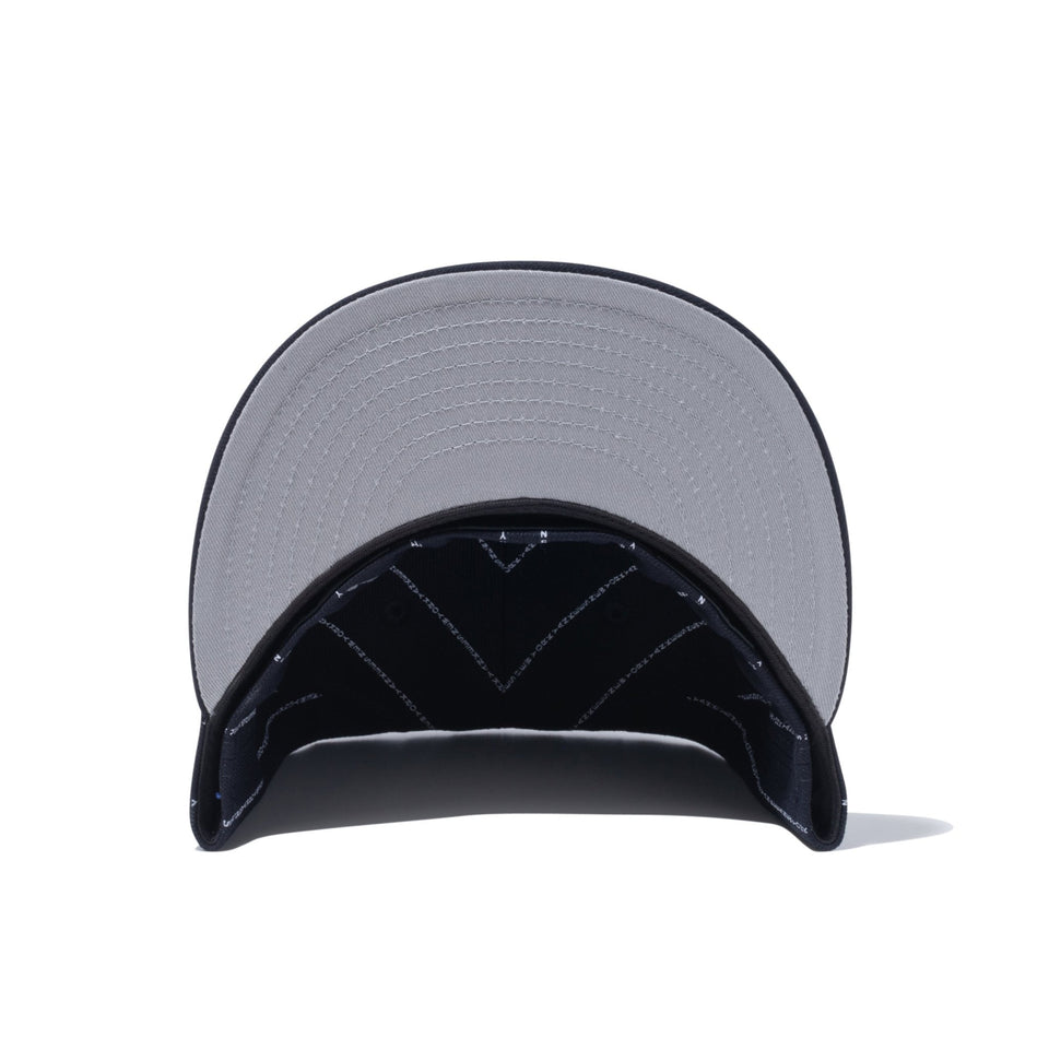59FIFTY MLB Text Stripe ニューヨーク・ヤンキース ネイビー