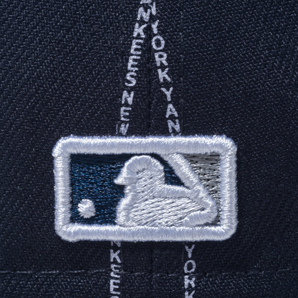 59FIFTY MLB Text Stripe ニューヨーク・ヤンキース ネイビー