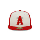 59FIFTY オンフィールド MLB City Connect ロサンゼルス・エンゼルス クロームホワイト レッドバイザー