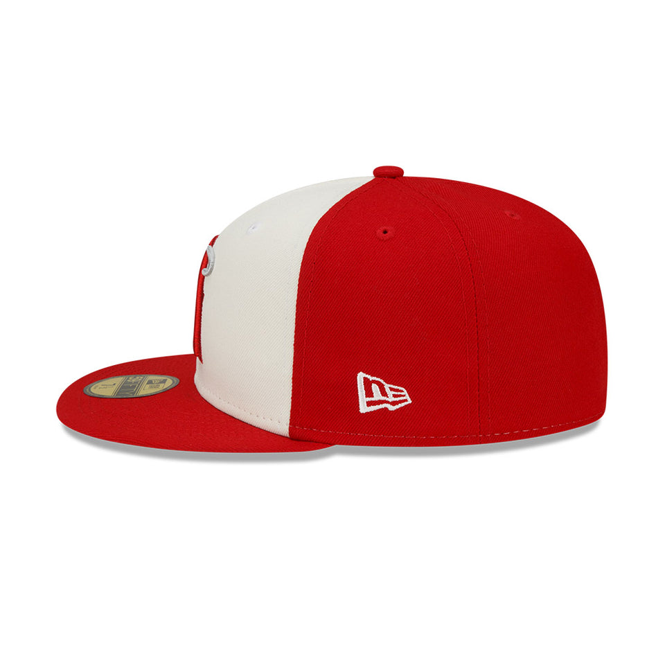 59FIFTY オンフィールド MLB City Connect ロサンゼルス・エンゼルス クロームホワイト レッドバイザー