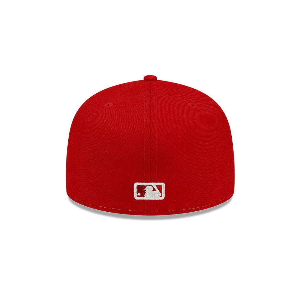 59FIFTY オンフィールド MLB City Connect ロサンゼルス・エンゼルス クロームホワイト レッドバイザー