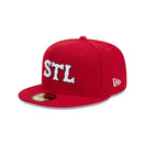 59FIFTY オンフィールド MLB City Connect セントルイス・カージナルス スカーレット