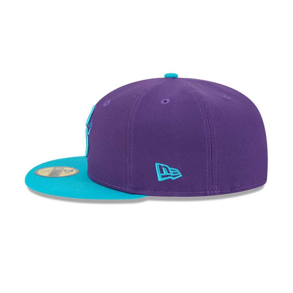 59FIFTY オンフィールド MLB City Connect アリゾナ・ダイヤモンドバックス パープル スカイブルーバイザー