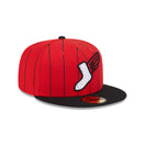 59FIFTY オンフィールド MLB City Connect シカゴ・ホワイトソックス レッド ブラックバイザー