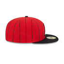 59FIFTY オンフィールド MLB City Connect シカゴ・ホワイトソックス レッド ブラックバイザー