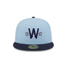 59FIFTY オンフィールド MLB City Connect ワシントン・ナショナルズ スカイブルー ネイビーバイザー