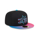 59FIFTY オンフィールド MLB City Connect マイアミ・マーリンズ ブラック