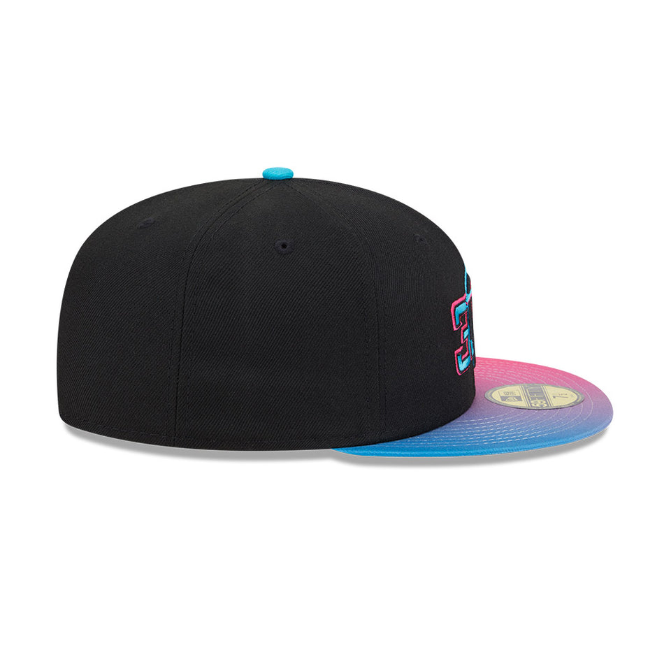59FIFTY オンフィールド MLB City Connect マイアミ・マーリンズ ブラック