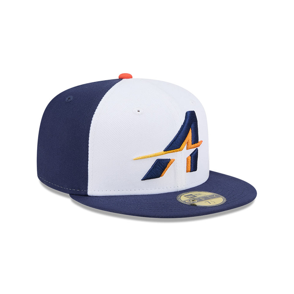 59FIFTY オンフィールド MLB City Connect ヒューストン・アストロズ ホワイト/ネイビー