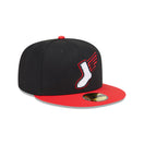 59FIFTY オンフィールド MLB City Connect シカゴ・ホワイトソックス オルタネイト ブラック レッドバイザー