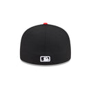 59FIFTY オンフィールド MLB City Connect シカゴ・ホワイトソックス オルタネイト ブラック レッドバイザー