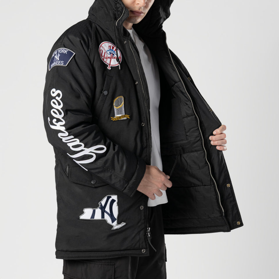 N-3B パーカージャケット Alpha Industries ニューヨーク・ヤンキース ブラック
