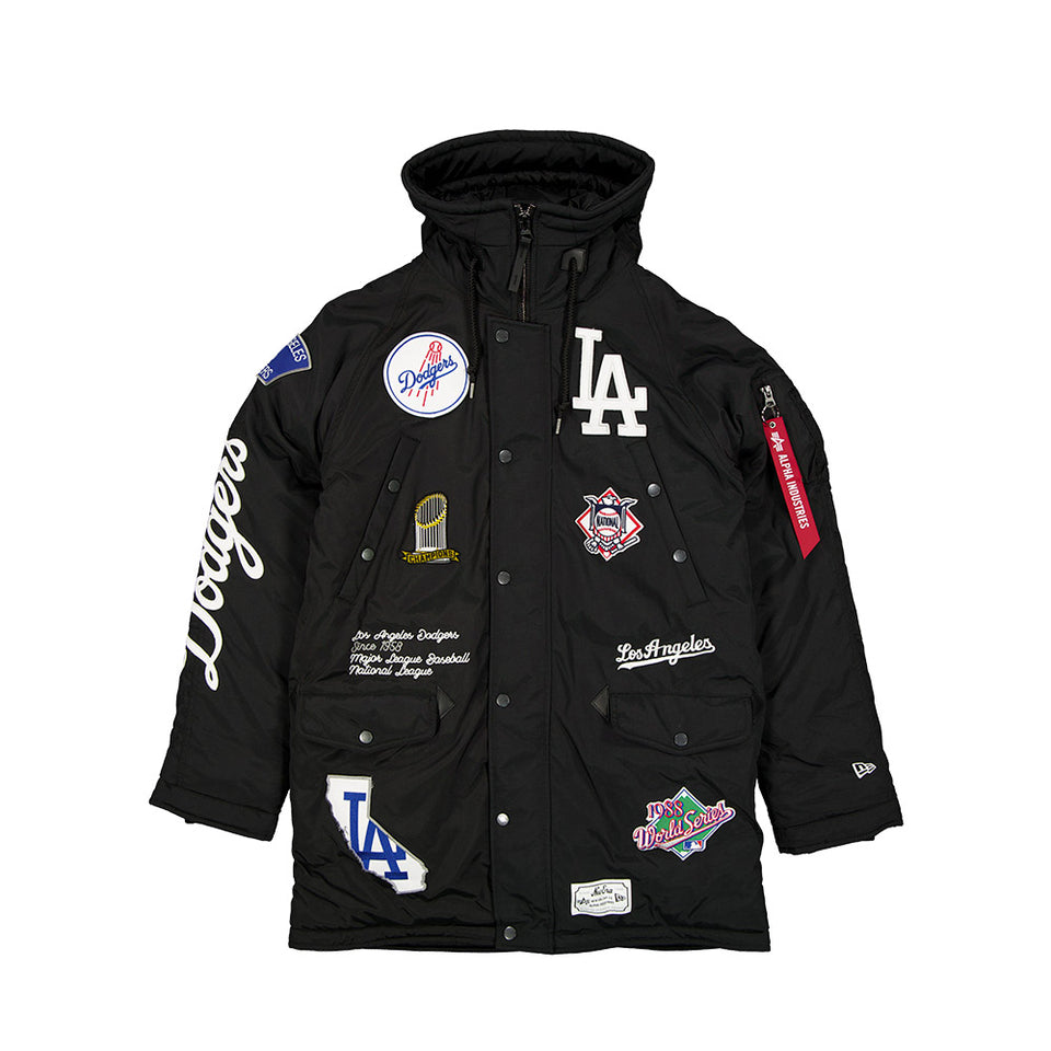 N-3B パーカージャケット Alpha Industries ロサンゼルス・ドジャース ブラック