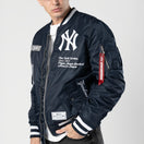 MA-1 ボンバージャケット Alpha Industries ニューヨーク・ヤンキース ネイビー