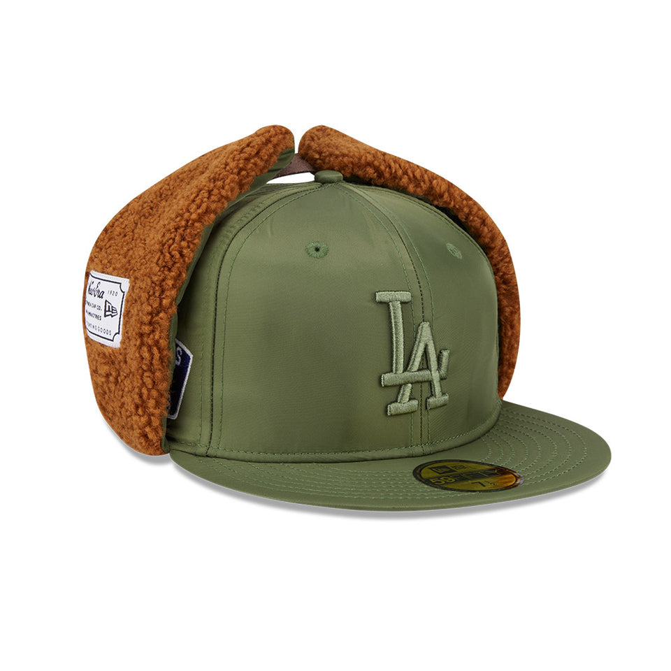 59FIFTY Dog Ear Alpha Industries ロサンゼルス・ドジャース オリーブ