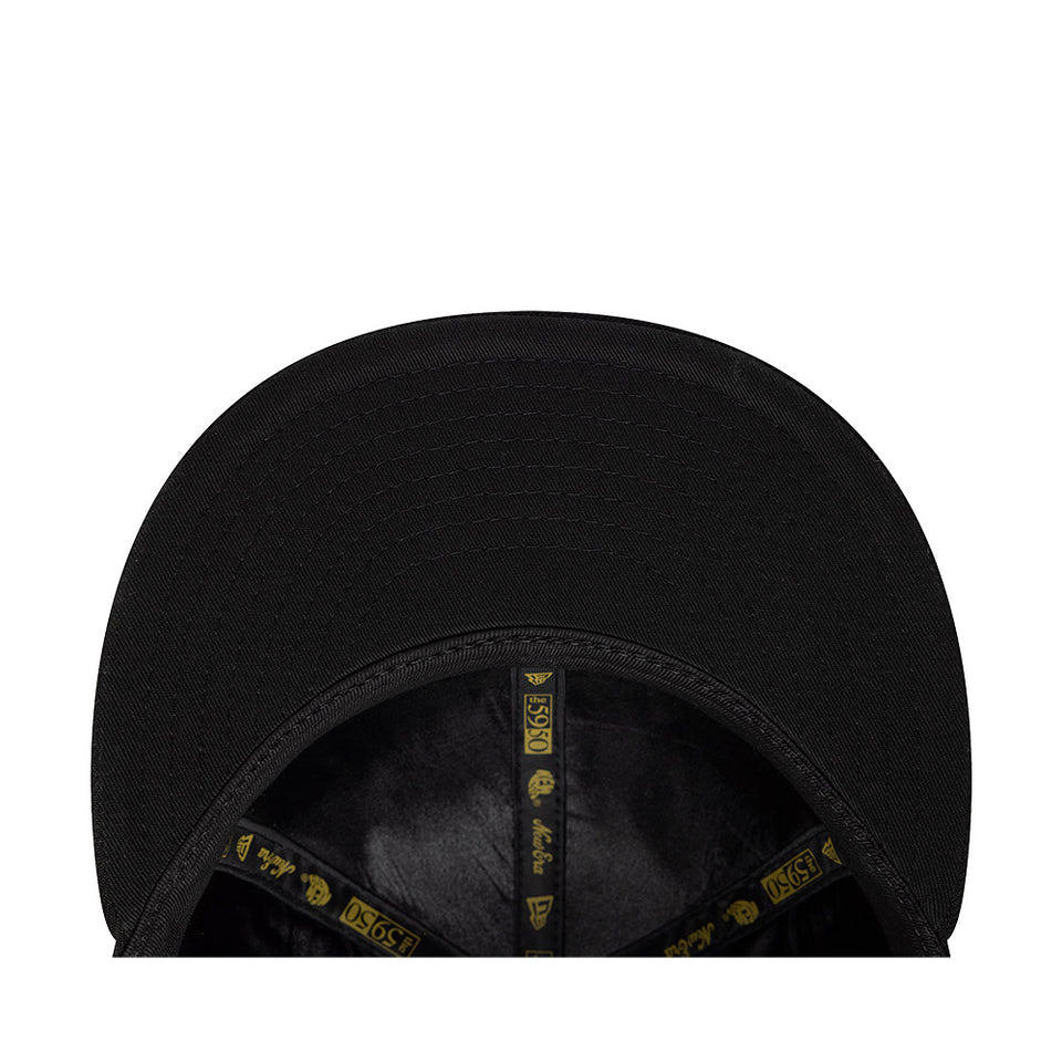 59FIFTY 59FIFTY DAY Memorial Collection クラシックロゴ ステッカー オールオーバーエンブロイダリー ブラック